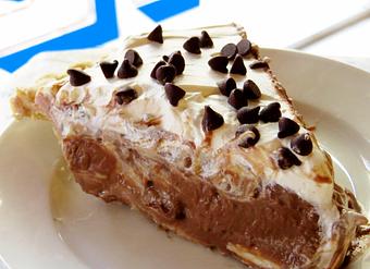 Product: Chocolate Cream Pie - The Pantry Restaurant in McKinney, TX American Restaurants Product: Chocolate Cream Pie - The Pantry Restaurant in McKinney, TX American Restaurants