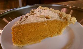 Product: Pumpkin Pie Slice - The Pantry Restaurant in McKinney, TX American Restaurants Product: Pumpkin Pie Slice - The Pantry Restaurant in McKinney, TX American Restaurants