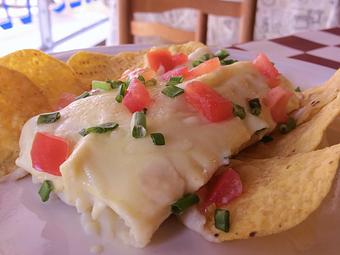 Product: Chicken Enchilada (Daily Special) - The Pantry Restaurant in McKinney, TX American Restaurants Product: Chicken Enchilada (Daily Special) - The Pantry Restaurant in McKinney, TX American Restaurants