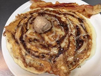 Product: With homemade Cinnamon Butter - The Pantry Restaurant in McKinney, TX American Restaurants Product: With homemade Cinnamon Butter - The Pantry Restaurant in McKinney, TX American Restaurants