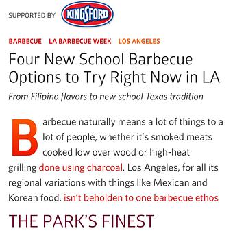 Product - The Park's Finest in Echo Park - Los Angeles, CA Barbecue Restaurants