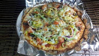 Product: 9" Gluten-Free Veggie Pizza - The Pie Factory Bakery & Pizzeria in Sandusky, OH Pizza Restaurant