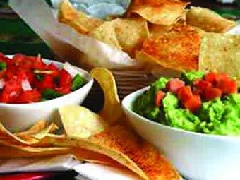 Product: Chunky Guacamole & Pico de Gallo - The Shores Kitchen in Santa Monica, CA Hamburger Restaurants