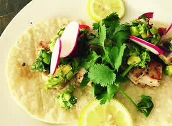 Product: Fresh Seared Fish Tacos - The Shores Kitchen in Santa Monica, CA Hamburger Restaurants