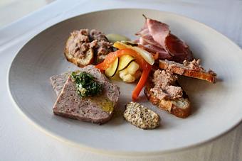 Product: Seasonally inspired menu with daily specials. Pictured: Housemade charcuterie. - The Waterboy in Sacramento, CA American Restaurants