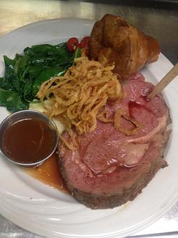 Product: Slow Roasted Prime Rib with all the trimmings - The Whaling Station Steakhouse in Monterey, CA Bars & Grills