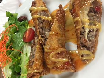 Product: Prime Rib Egg Rolls - The Whaling Station Steakhouse in Monterey, CA Bars & Grills