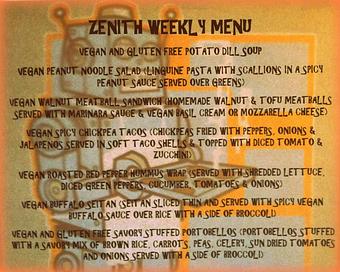 Product - The Zenith in Southside - Pittsburgh, PA Vegetarian Restaurants