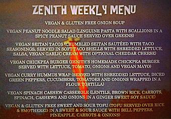 Product - The Zenith in Southside - Pittsburgh, PA Vegetarian Restaurants