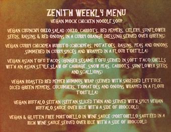 Product - The Zenith in Southside - Pittsburgh, PA Vegetarian Restaurants