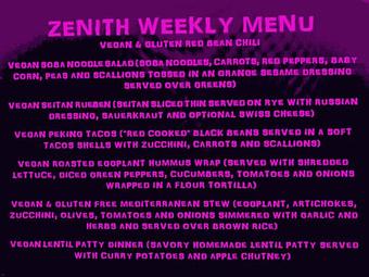 Product - The Zenith in Southside - Pittsburgh, PA Vegetarian Restaurants