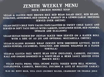 Product - The Zenith in Southside - Pittsburgh, PA Vegetarian Restaurants