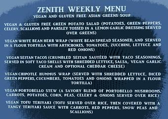 Product - The Zenith in Southside - Pittsburgh, PA Vegetarian Restaurants