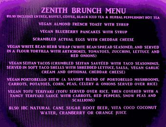 Product - The Zenith in Southside - Pittsburgh, PA Vegetarian Restaurants