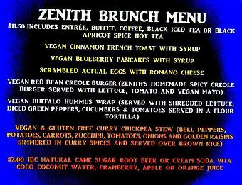 Product - The Zenith in Southside - Pittsburgh, PA Vegetarian Restaurants