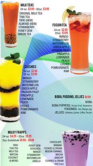 Product - Thirsteas Fresh Juice & Boba Teas in Azusa, CA Coffee, Espresso & Tea House Restaurants