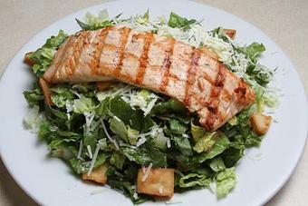 Product: Fresh grilled Salmon. - Tikka Grill in Westlake Village, CA American Restaurants