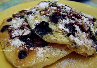 Product: Bacon blueberry pancakes - Toula's Trailside Cafe in Tarpon Springs, FL American Restaurants