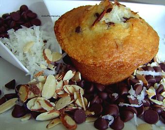 Product: Almond joy muffins - Toula's Trailside Cafe in Tarpon Springs, FL American Restaurants