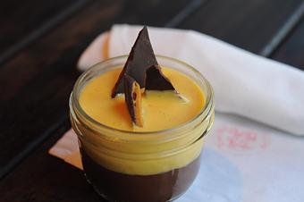 Product: Our favorite dessert......Served with chocolate butter crunch - Town Hall Restaurant in SOMA - San Francisco, CA American Restaurants