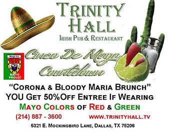 Product - Trinity Hall Irish Pub in SMU - North Dallas - Greenville Ave - Dallas, TX American Restaurants