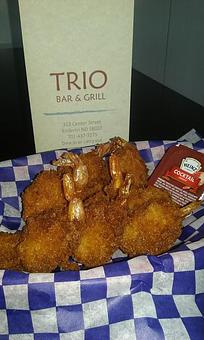 Product: 12 to 14 pieces of shrimp in each basket - Trio Bar & Grill in Enderlin, ND American Restaurants