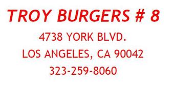 Product - Troy Burgers #8 in Los Angeles, CA Hamburger Restaurants
