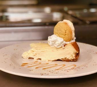 Product: with a lemon cookie ice cream sandwich - Two Steps Downtown Grille in Historic Dining and Entertainment District. - Danbury, CT Southwestern Restaurants