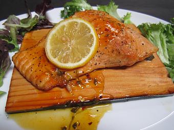 Product: With a Cedar Plank - Uncle Primo's in New Philadelphia, OH American Restaurants