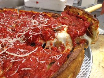 Product: Our Fantastic Chicago Deep Dish Pizza - Union Pizza Company in Border of El Segundo and Manhattan Beach - Manhattan Beach, CA Pizza Restaurant