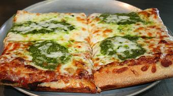 Product: Pesto Pizza - Upper Crust Pizza & Pasta in Westside Santa Cruz - Santa Cruz, CA Pizza Restaurant
