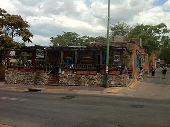 Product: the upper crust front patio is a great place to people watch!!! - Upper Crust Pizza in Santa Fe, NM Pizza Restaurant