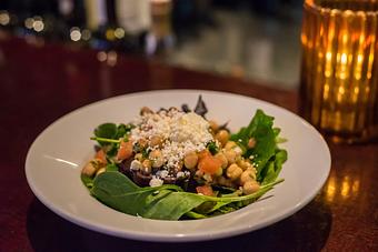 Product: Garbanzo Cucumber Salad - Utopia Good Food & Fine Art in Long Beach, CA Bars & Grills