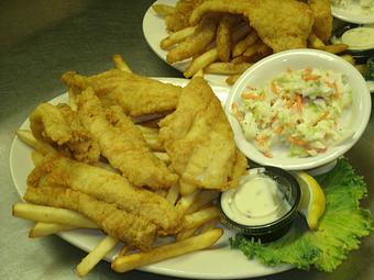 Product: All you can eat fish fry - Villa Marine Bar & Grill in Frankfort, MI American Restaurants