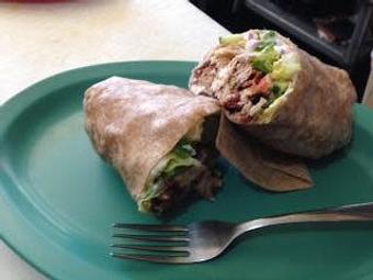 Product: Mediterranean Chicken Wrap - Village Grill & Creamery in Capitola Village - Capitola, CA American Restaurants