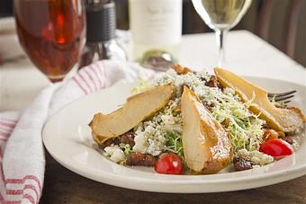 Product: Grilled Pear and Frisee Salad - Virginia's On King in Historic Downtown Charleston - Charleston, SC American Restaurants