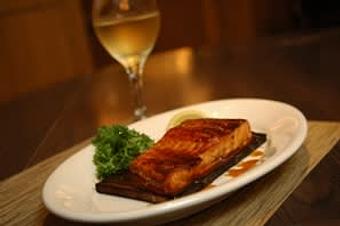 Product: Cedar Planked Salmon - Wildfire in Chicago, IL Restaurants/Food & Dining