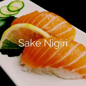 Product: sake nigiri - Windy's Sukiyaki in Ogden, UT Japanese Restaurants
