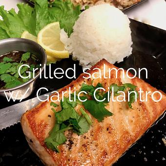 Product: with cilantro garlic sauce - Windy's Sukiyaki in Ogden, UT Japanese Restaurants
