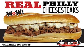 Product - Wit Or Witout Philly Cheesesteaks in Philadelphia, PA American Restaurants