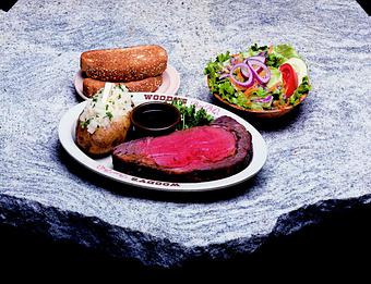 Product: Prime Rib - Woody's Bar-B-Q in Macclenny, FL Barbecue Restaurants