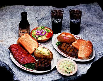 Product: Steaks and BBQ - Woody's Bar-B-Q in Macclenny, FL Barbecue Restaurants