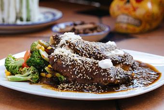 Product: Duck Confit Enchiladas - Xochitl in Society Hill/Headhouse Square - Philadelphia, PA Latin American Restaurants