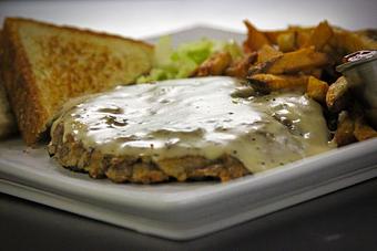 Product: Hill Country Chicken Fried Steak - YO Ranch Steakhouse in West End - Dallas, TX Seafood Restaurants
