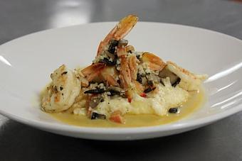 Product: Low Country Shrimp and Grits - YO Ranch Steakhouse in West End - Dallas, TX Seafood Restaurants