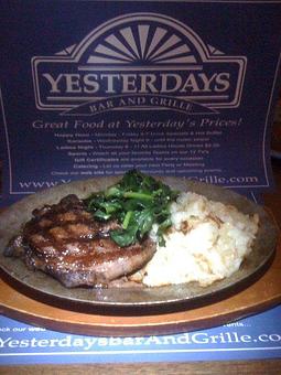 Product - Yesterday's Bar & Grill in Clifton, NJ American Restaurants
