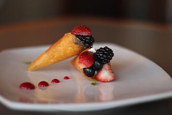 Product: Cannoli with Mixed Berries - Zona 78 in Tucson, AZ Italian Restaurants Product: Cannoli with Mixed Berries - Zona 78 in Tucson, AZ Italian Restaurants