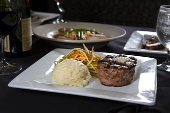 Product: 8 oz or 5 oz. Served with your choice of side item. - Midtown Cafe in Nashville, TN American Restaurants Product: 8 oz or 5 oz. Served with your choice of side item. - Midtown Cafe in Nashville, TN American Restaurants