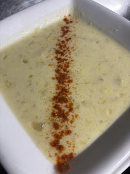 Product: Artichokes and lemons blended in a creamy chicken broth. - Midtown Cafe in Nashville, TN American Restaurants Product: Artichokes and lemons blended in a creamy chicken broth. - Midtown Cafe in Nashville, TN American Restaurants