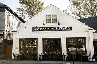 Exterior: 38 Memorial Blvd West Newport, RI - Nikolas Pizza in Newport, RI Pizza Restaurant